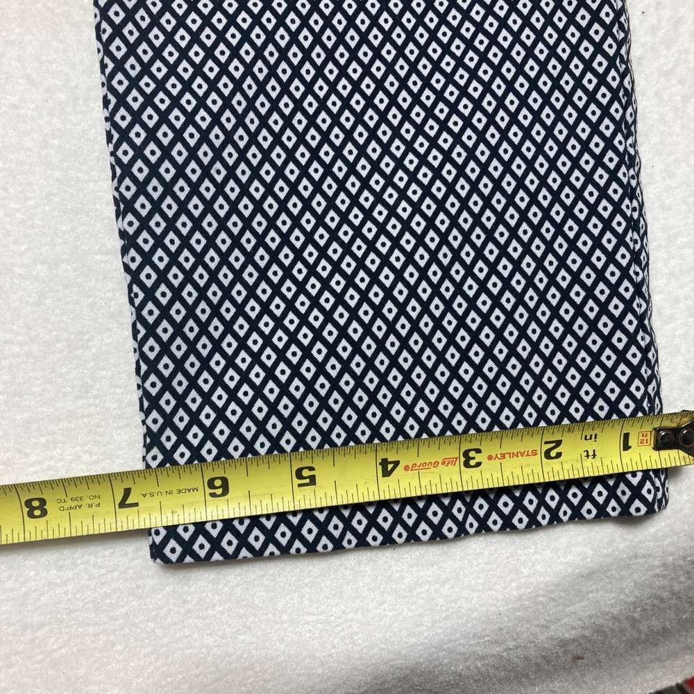 Beth & Madison Black & White Diamond Print Career Pants Size 12 - Picture 7 of 12